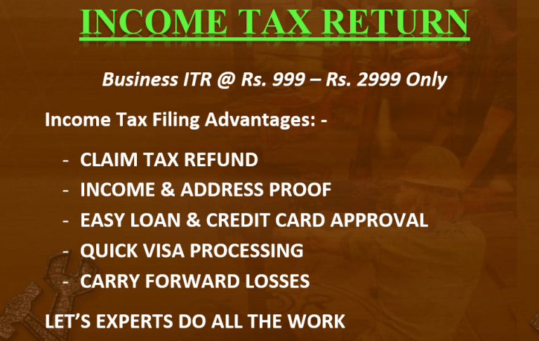 Income Tax Business ITR